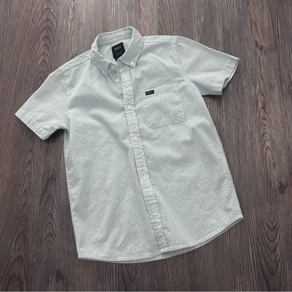 RVCA Boys button down shirt S